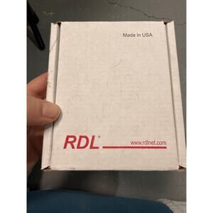 RDL D-J3 Mic/Line Input Assembly, XLR, RCA, Terminal Block WHITE NEW